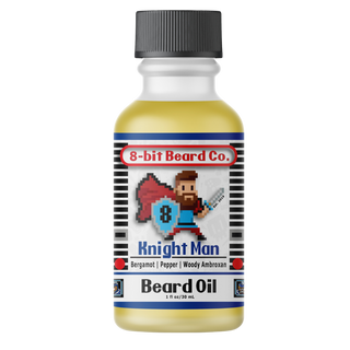 Knight Man Beard Oil (Bergamot, Pepper, Woodsy)