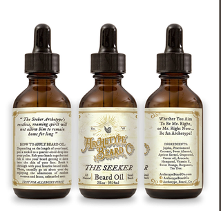 The Seeker  |  Beard Oil (Crisp, with Citrus Undertones)