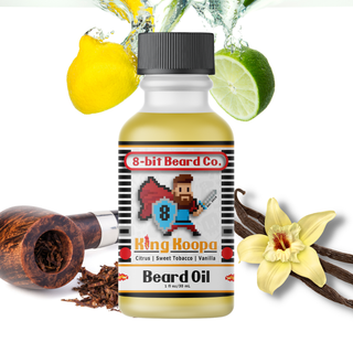 King Koopa Beard Oil (Citrus, Sweet Tobacco, Vanilla)