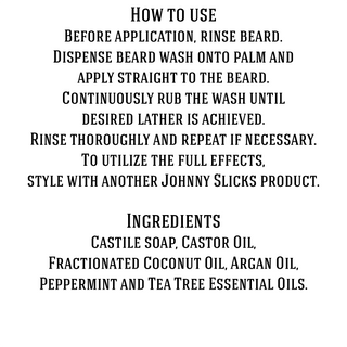 Organic Hand Whipped Beard Wash