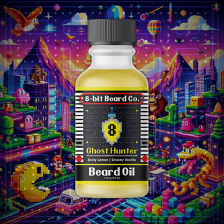 Ghost Hunter Beard Oil (Lemon Citrus, Creamy Vanilla) - 8-bit Beard Co.