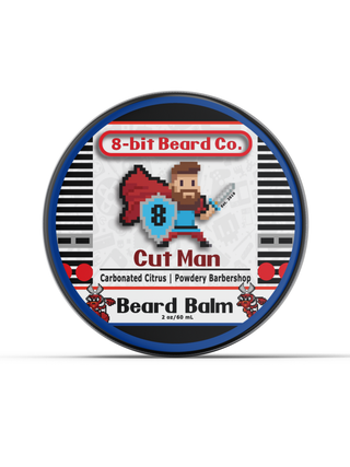 Cut Man Beard Balm (Carbonated Citrus Barbershop) - 8-bit Beard Co.