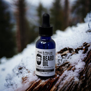 Iced Woods Beard Oil (Vanilla, Smokey Wood, & Lavender)