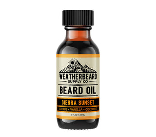 Sierra Sunset  Beard Oil (Citrus, Vanilla, And Coconut) - WeatherBeard Supply Co