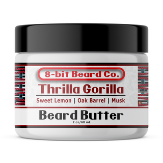Thrilla Gorilla Beard Butter (Sweet Lemon, Oak, Musk) - 8-bit Beard Co.