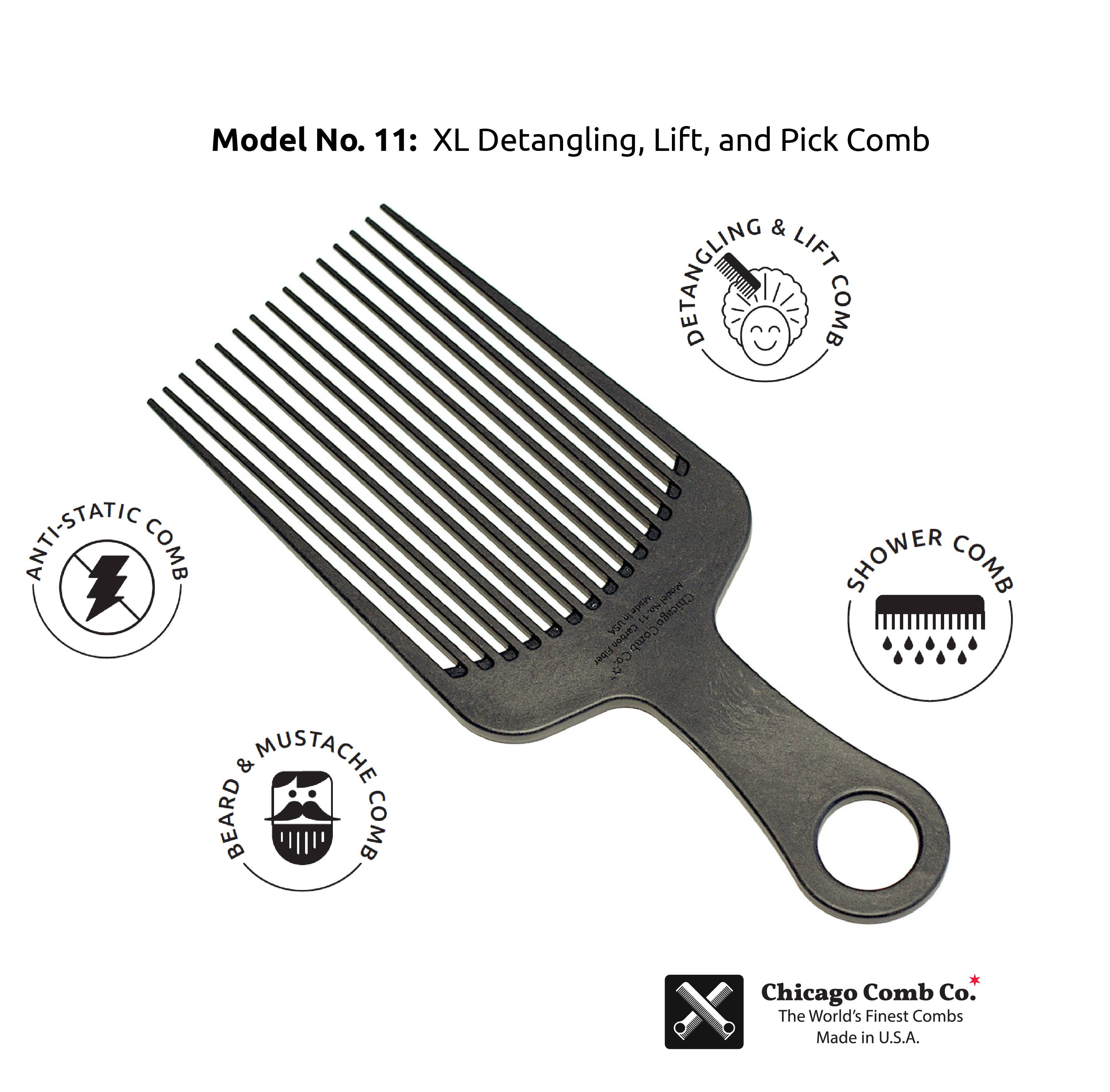 Model No. 11 Carbon Fiber Comb – Beard Coalition